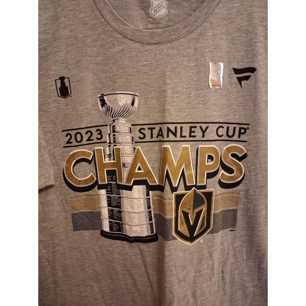 Golden Knights YOUTH Locker T Size XL 2023 Stanley Cup Champs